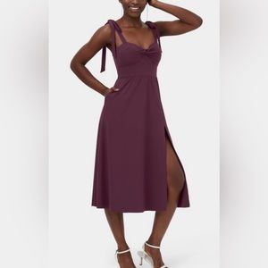 Halara Tie Strap Midi Dress Size XL